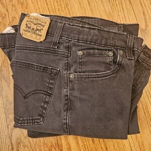 Levi's Men's Dark Gray Slim Jeans